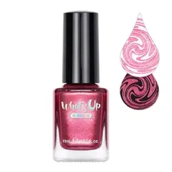WSP032 Ruse to the Occasion, Pink shimmer stamping neglelak, Whats Up Nails